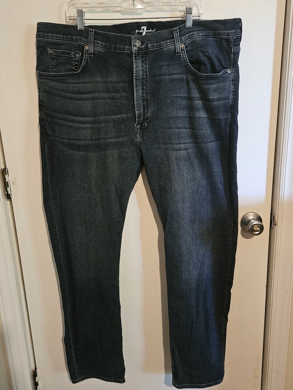 7 For All Mankind Men’s Jeans 46 Straight Leg Medium Wash Big & Tall Denim